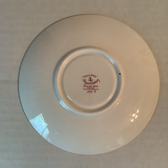 Royal Chelsea Bone China Teacup & Saucer Moss Ross - Picture 11 of 13